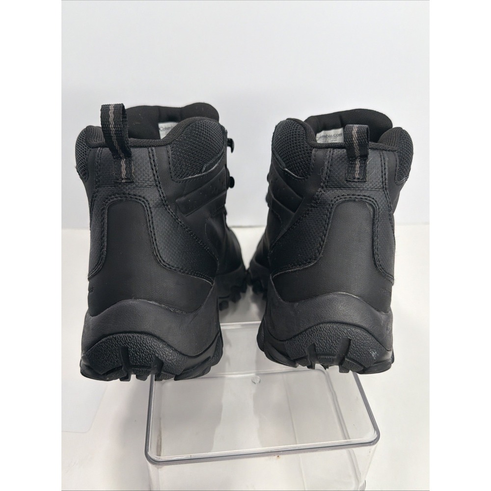 Columbia Men's Black Mid Hiking Boots Size 12 Leather Lace Up BM3970-011 - Picture 6 of 14